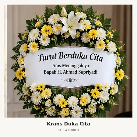 Krans Bunga Duka Plaza Indonesia